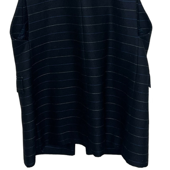 Zara Basic Vest Open Front Womens XS Navy Blue Corpcore Business Casual - Picture 6 of 8
